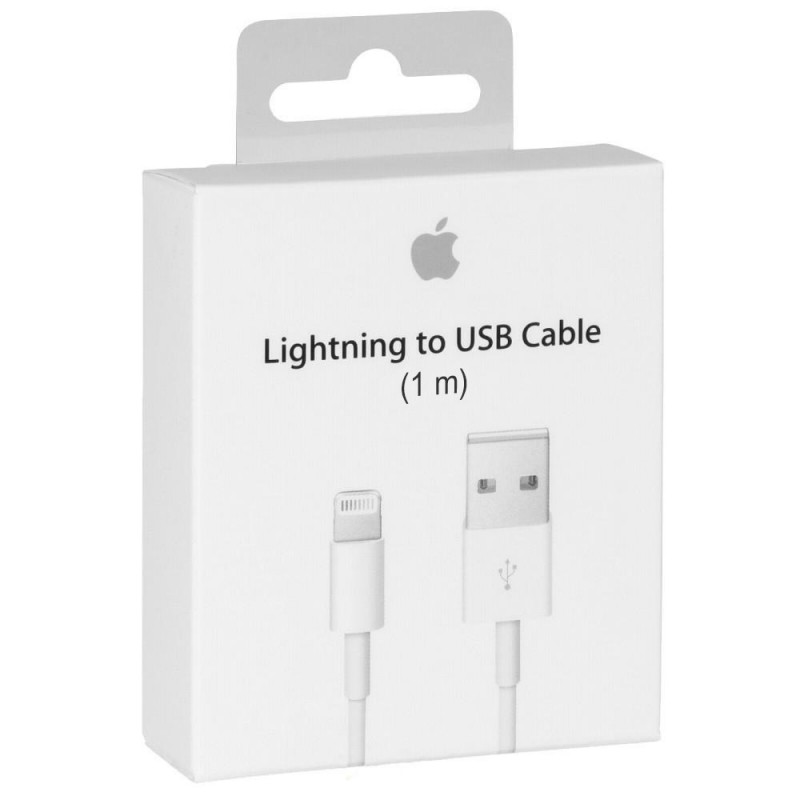 Câble Apple Lightning Original MD818 - 1m - Blanc (Blister)